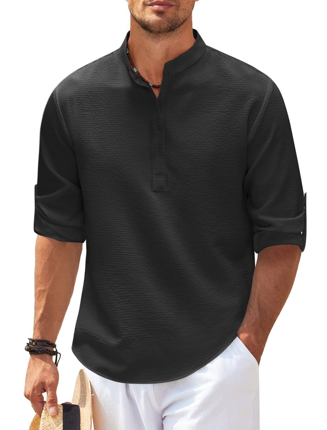 🎁Men's Casual Cotton Shirt Ultimate Comfort and Style🔥-BUY 2 FREE SHIPPING