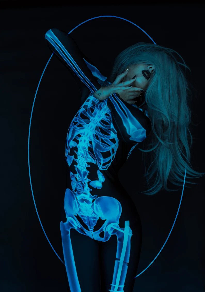 šHalloween Saleš„Skeleton Bodysuit