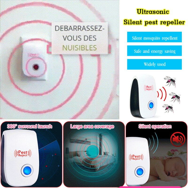 (šLAST DAY SALE - 60%OFF) 2024 Upgraded Pest Control Ultrasonic Repellent