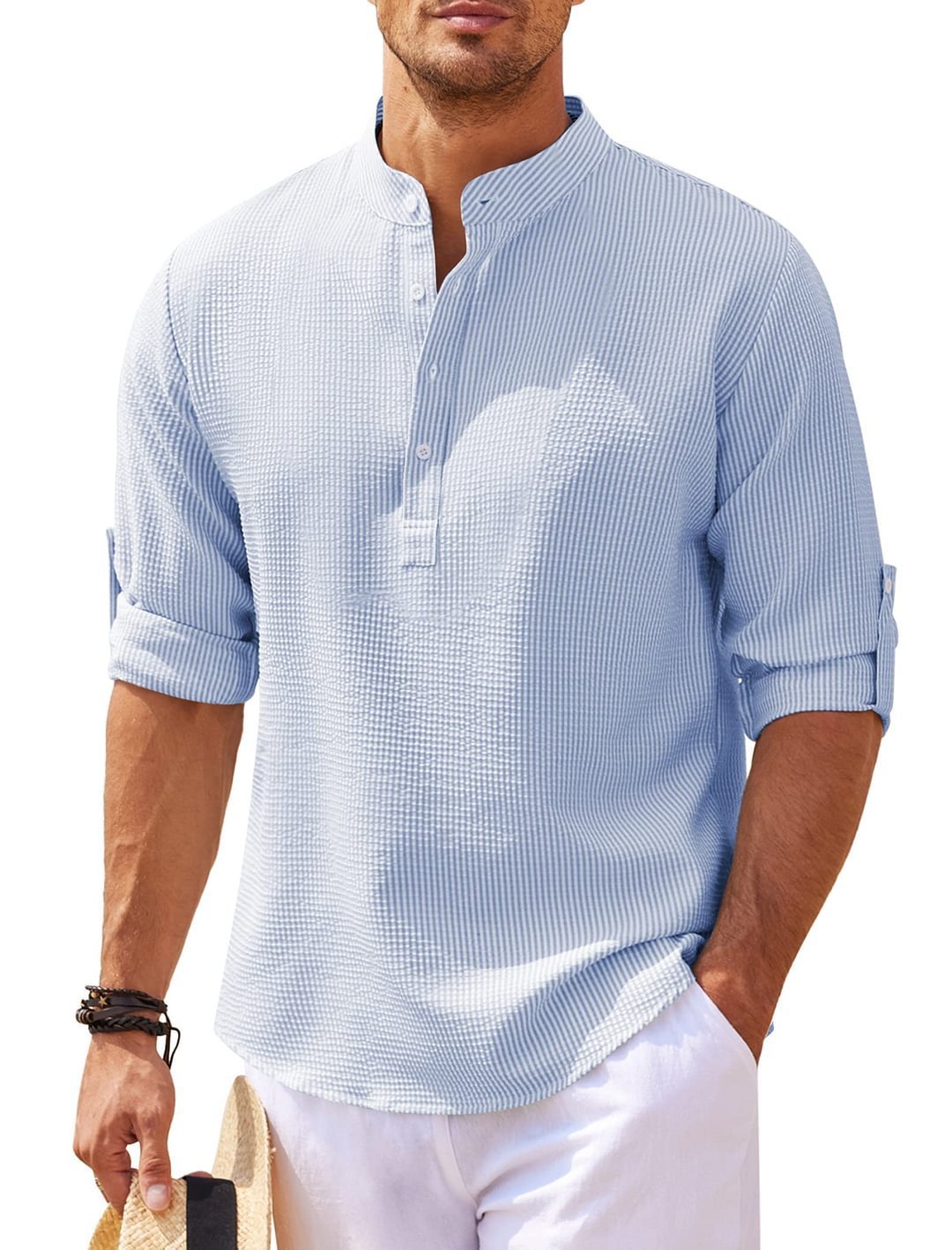 🎁Men's Casual Cotton Shirt Ultimate Comfort and Style🔥-BUY 2 FREE SHIPPING