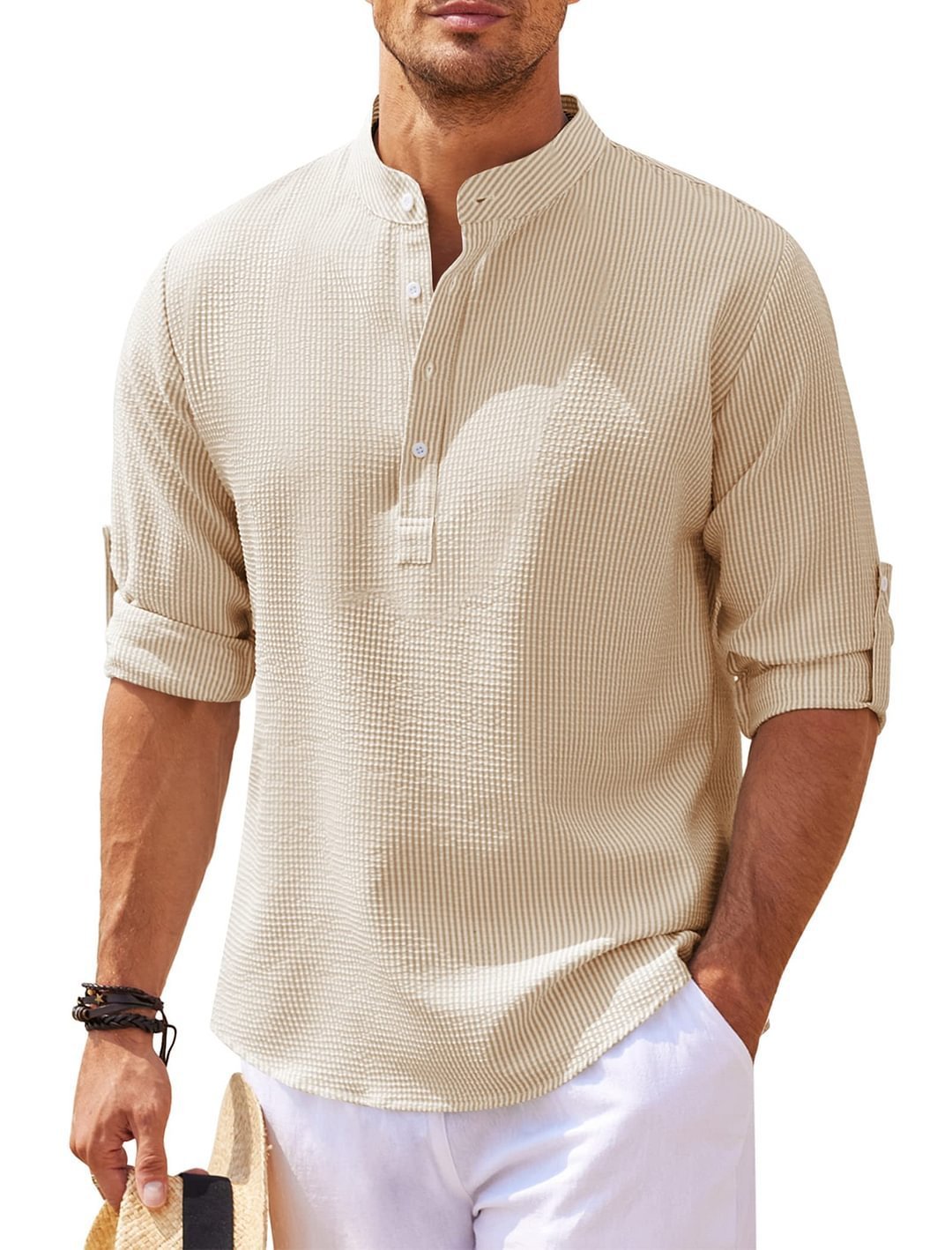 🎁Men's Casual Cotton Shirt Ultimate Comfort and Style🔥-BUY 2 FREE SHIPPING