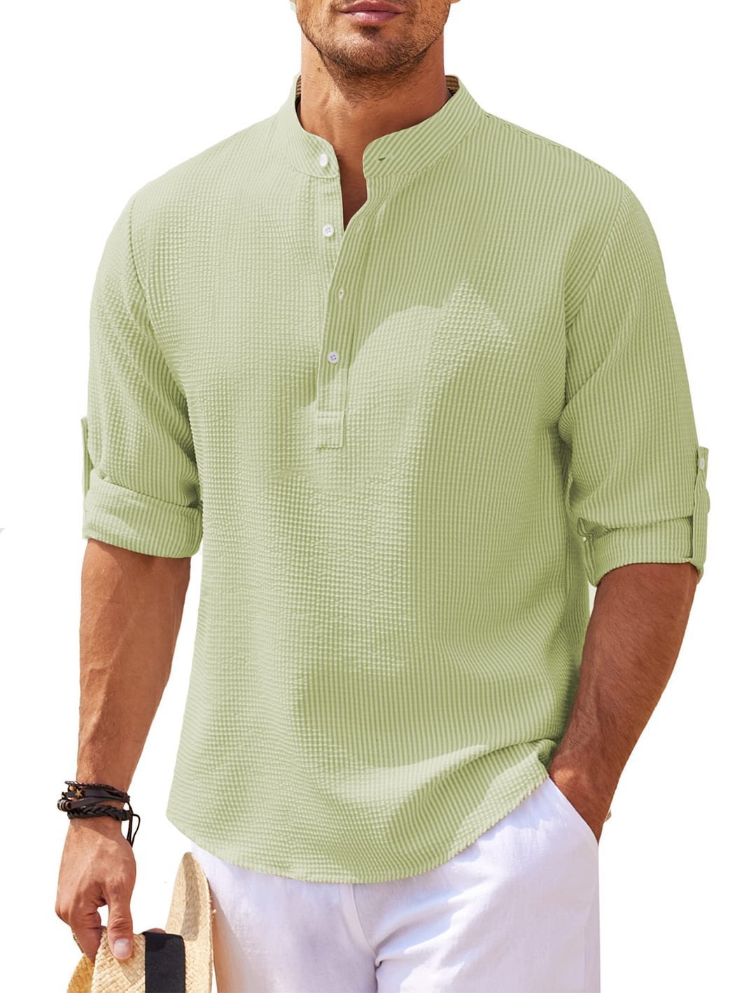 🎁Men's Casual Cotton Shirt Ultimate Comfort and Style🔥-BUY 2 FREE SHIPPING
