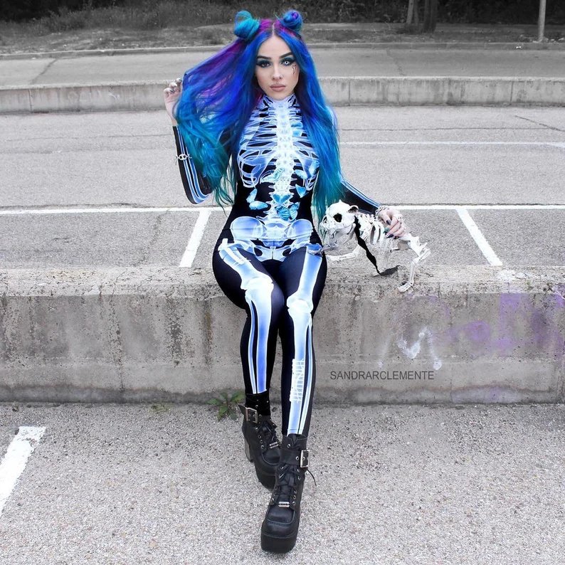 šHalloween Saleš„Skeleton Bodysuit