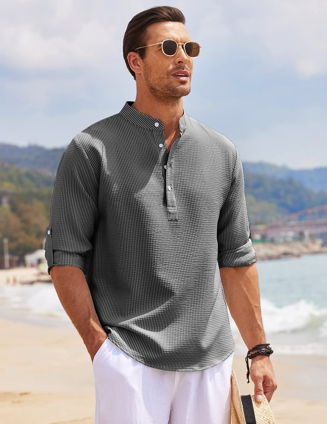 🎁Men's Casual Cotton Shirt Ultimate Comfort and Style🔥-BUY 2 FREE SHIPPING