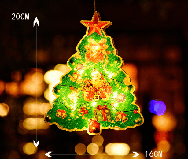 (🎅EARLY CHRISTMAS SALE - 48% OFF) CHRISTMAS WINDOW HANGING LIGHTS - Buy 4 FREE SHIPPING NOW!