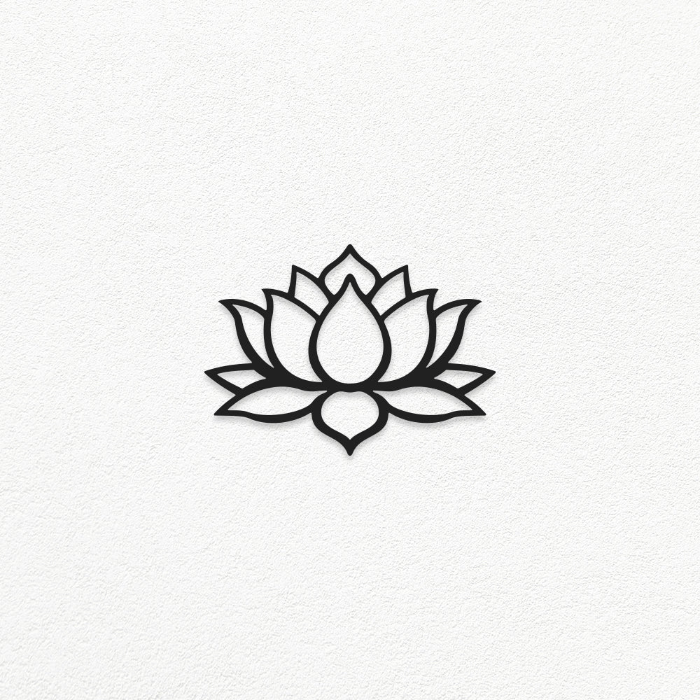 Lotus Metal Wall Art Style 021