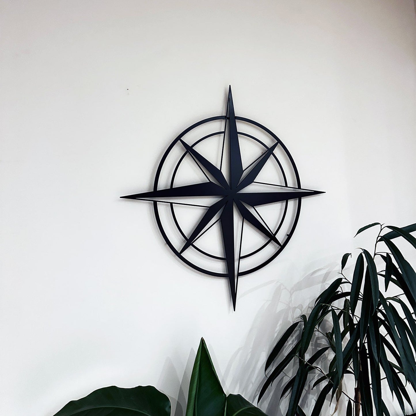 Compass Metal Wall Art Style 024