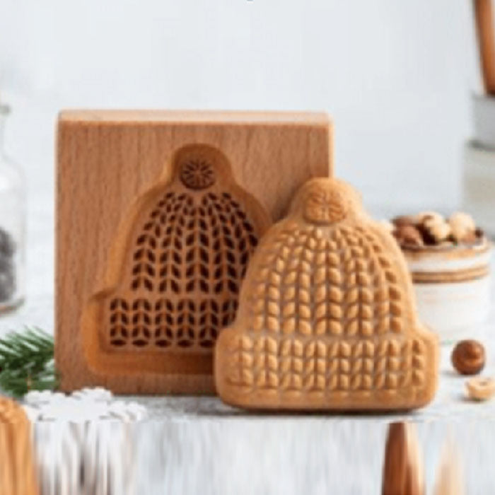 (🎁Early Christmas Limited Sale🎁) Wood Grain Cookie Mould - Cookie Embossing Mould