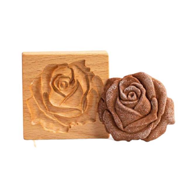 (🎁Early Christmas Limited Sale🎁) Wood Grain Cookie Mould - Cookie Embossing Mould