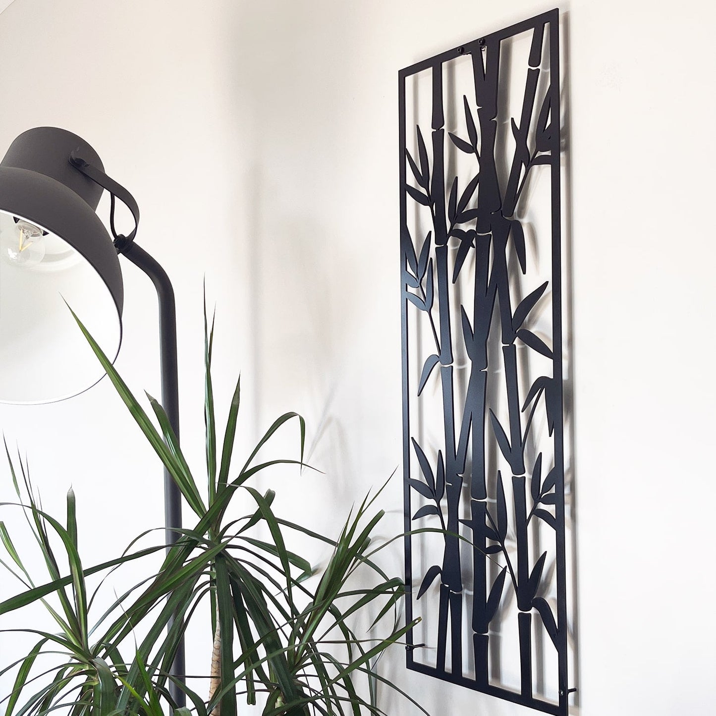 Metal Bamboo Wall Art Style 013