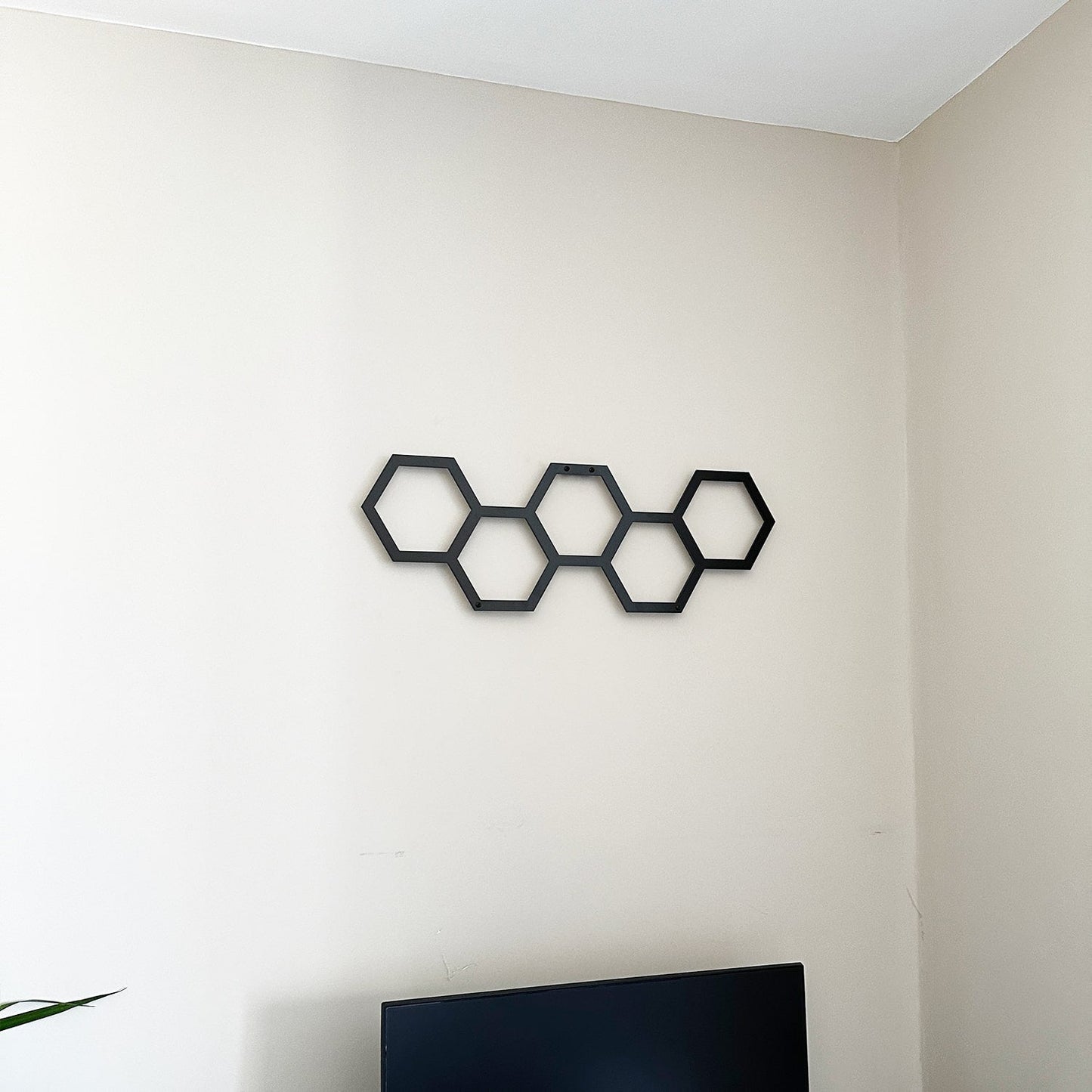 Honeycomb Metal Wall Art Style 018