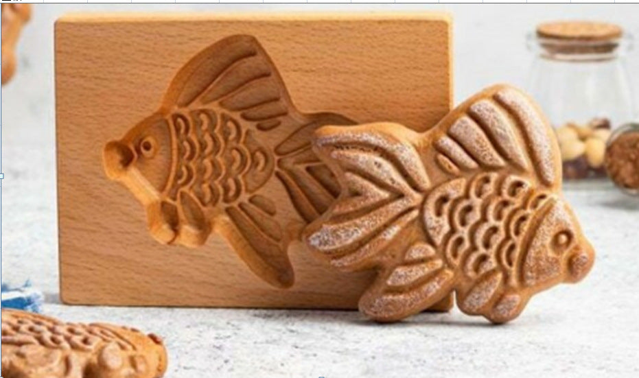 (🎁Early Christmas Limited Sale🎁) Wood Grain Cookie Mould - Cookie Embossing Mould